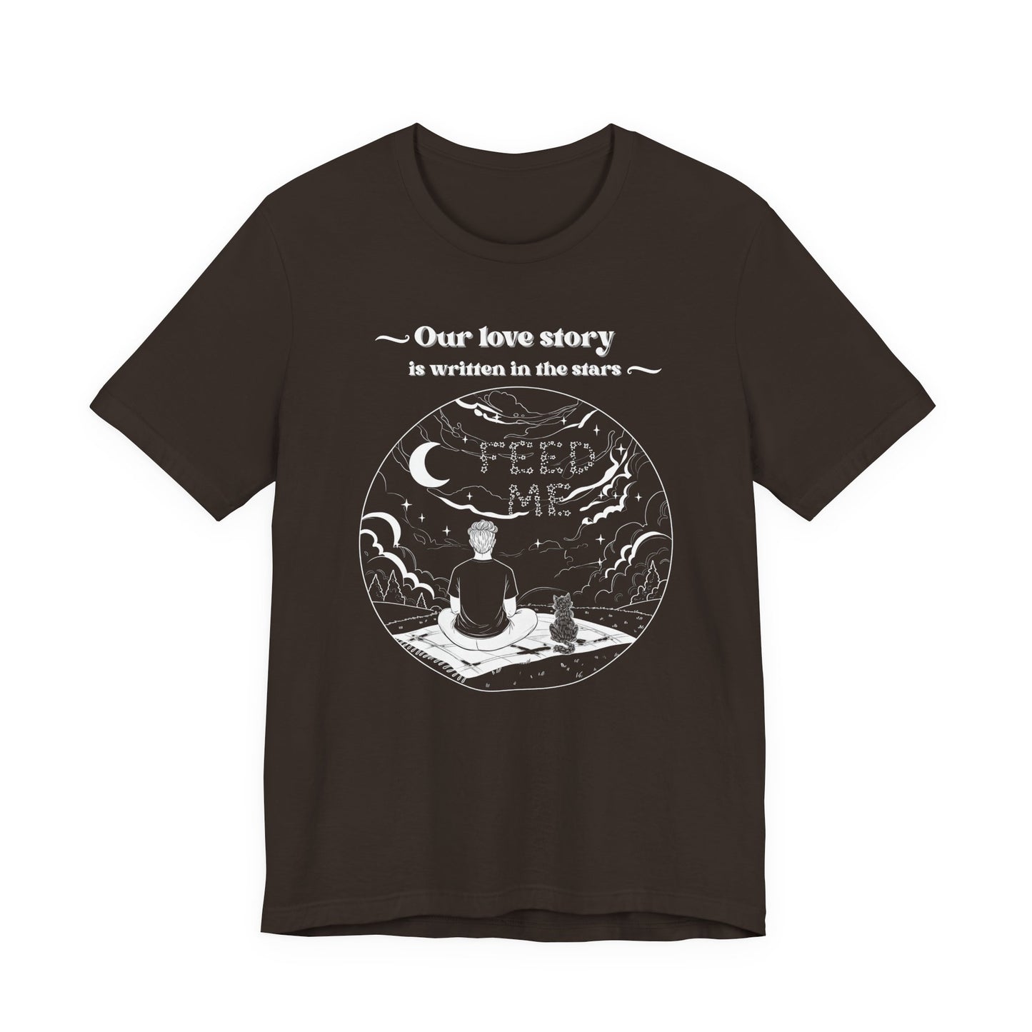 Our Love Story Cat Dad T-Shirt - For the Cat Dad Who Gets It (Unisex T-shirt)