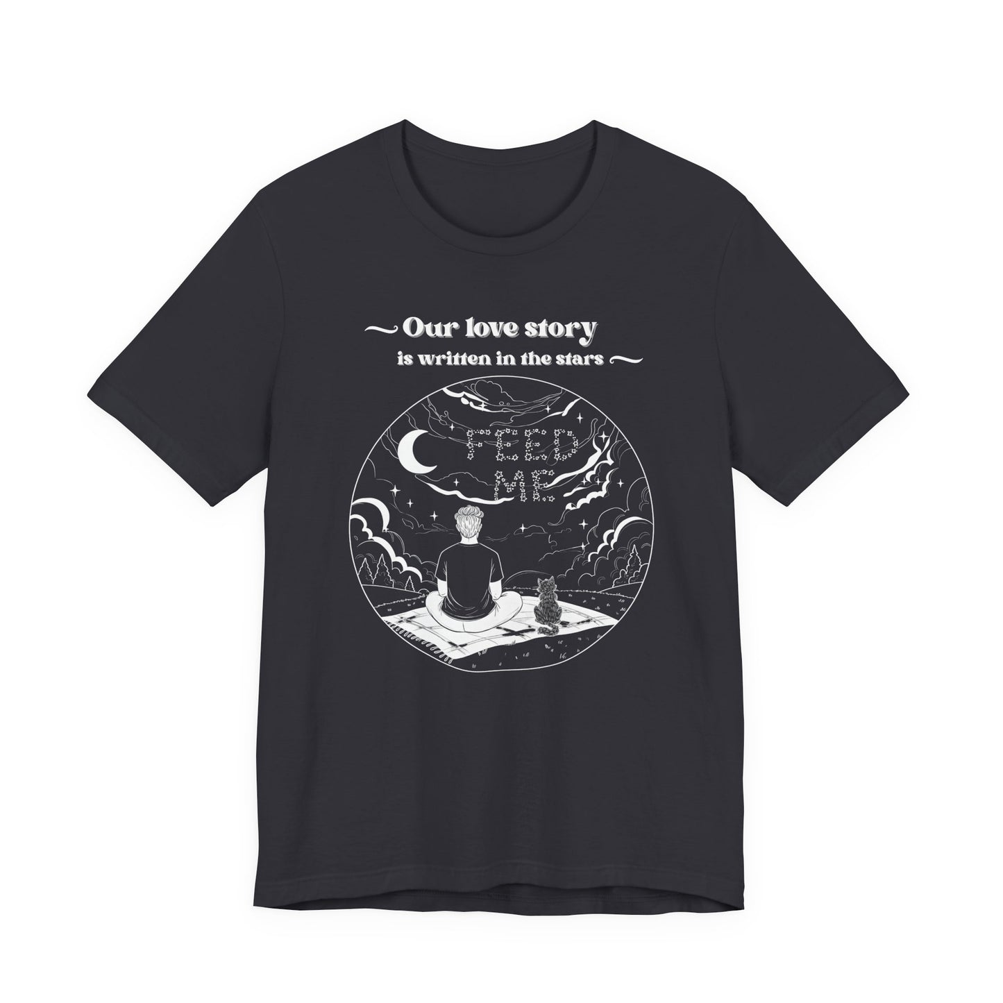 Our Love Story Cat Dad T-Shirt - For the Cat Dad Who Gets It (Unisex T-shirt)
