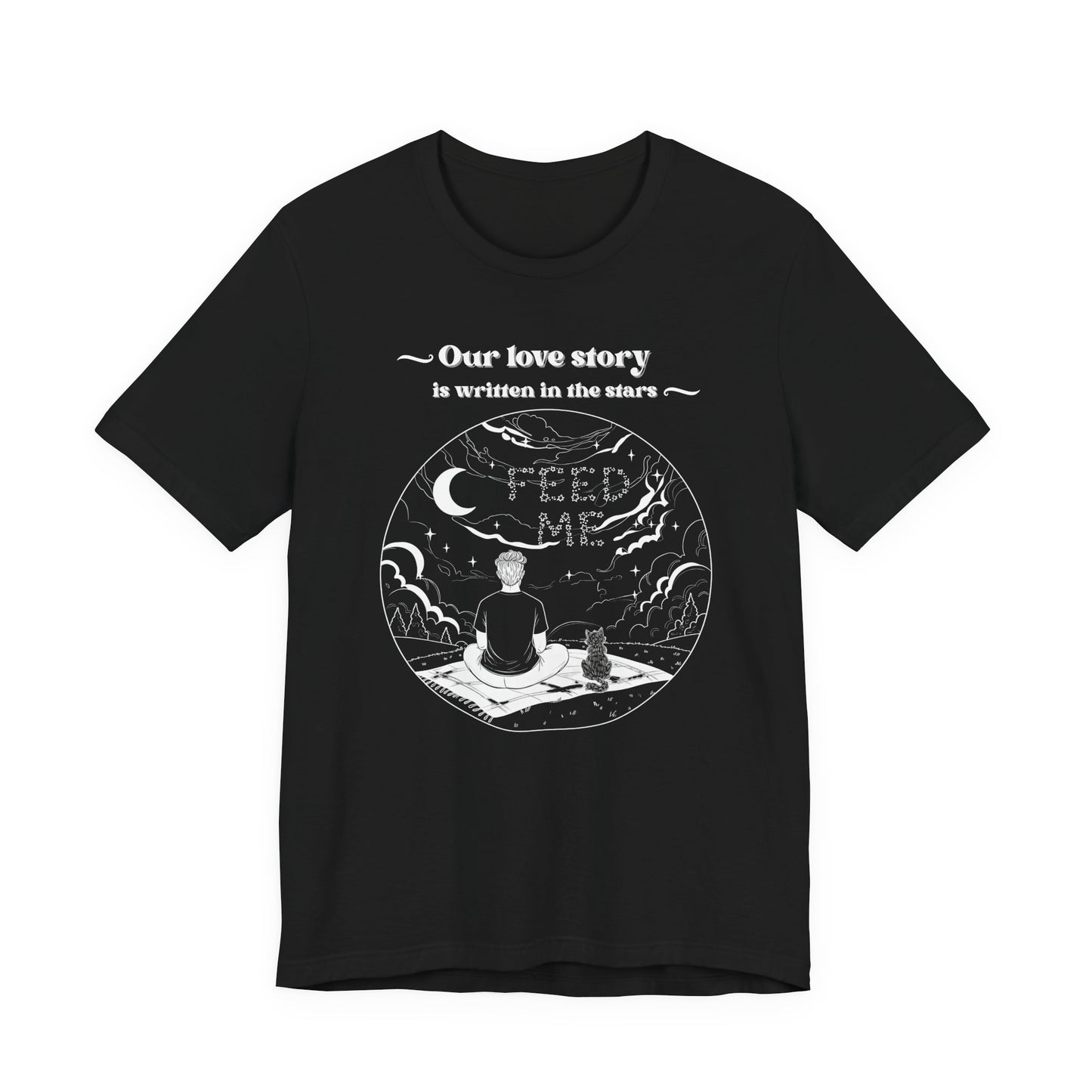 Our Love Story Cat Dad T-Shirt - For the Cat Dad Who Gets It (Unisex T-shirt)