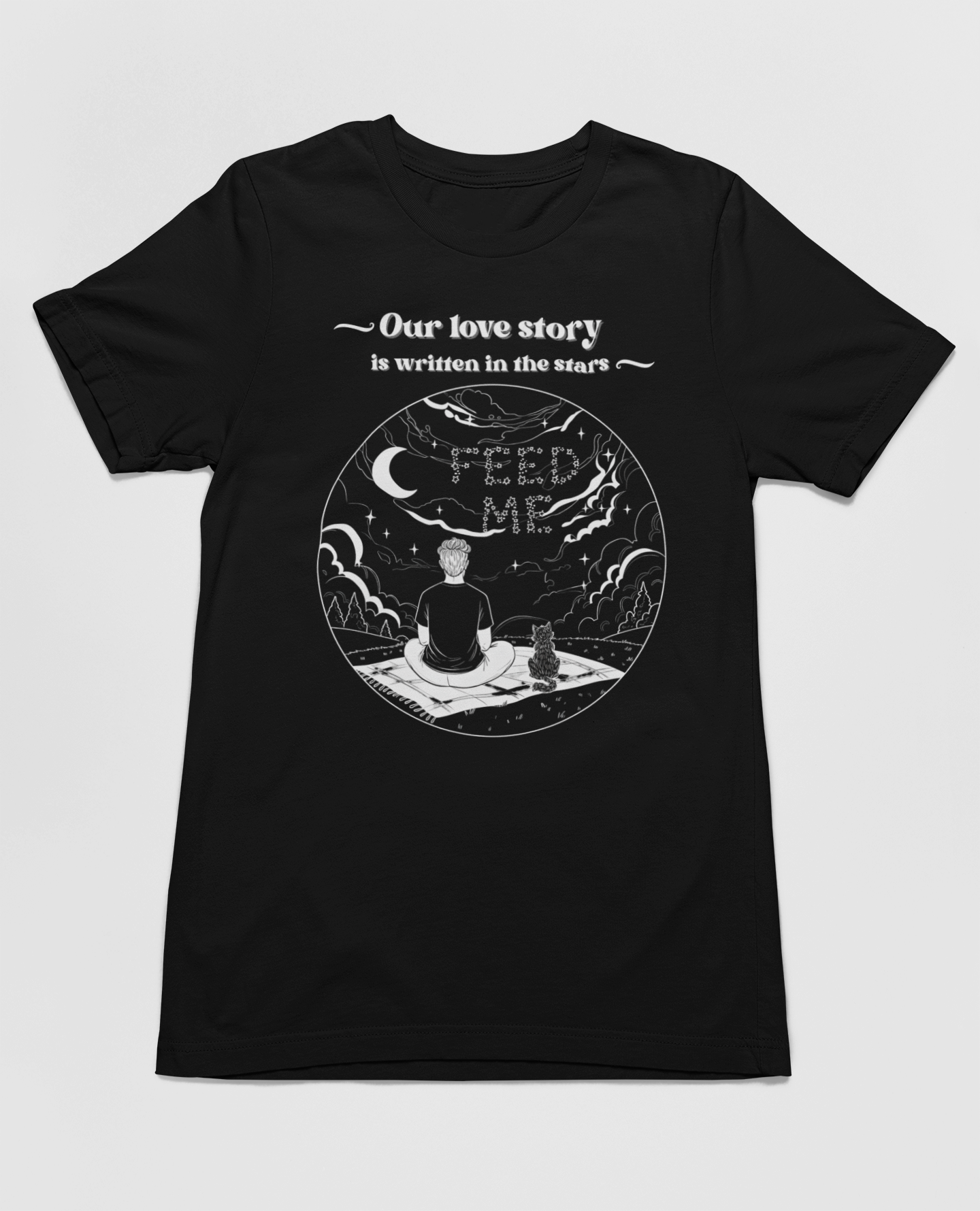 Our Love Story Cat Dad T-Shirt - For the Cat Dad Who Gets It (Unisex T-shirt)