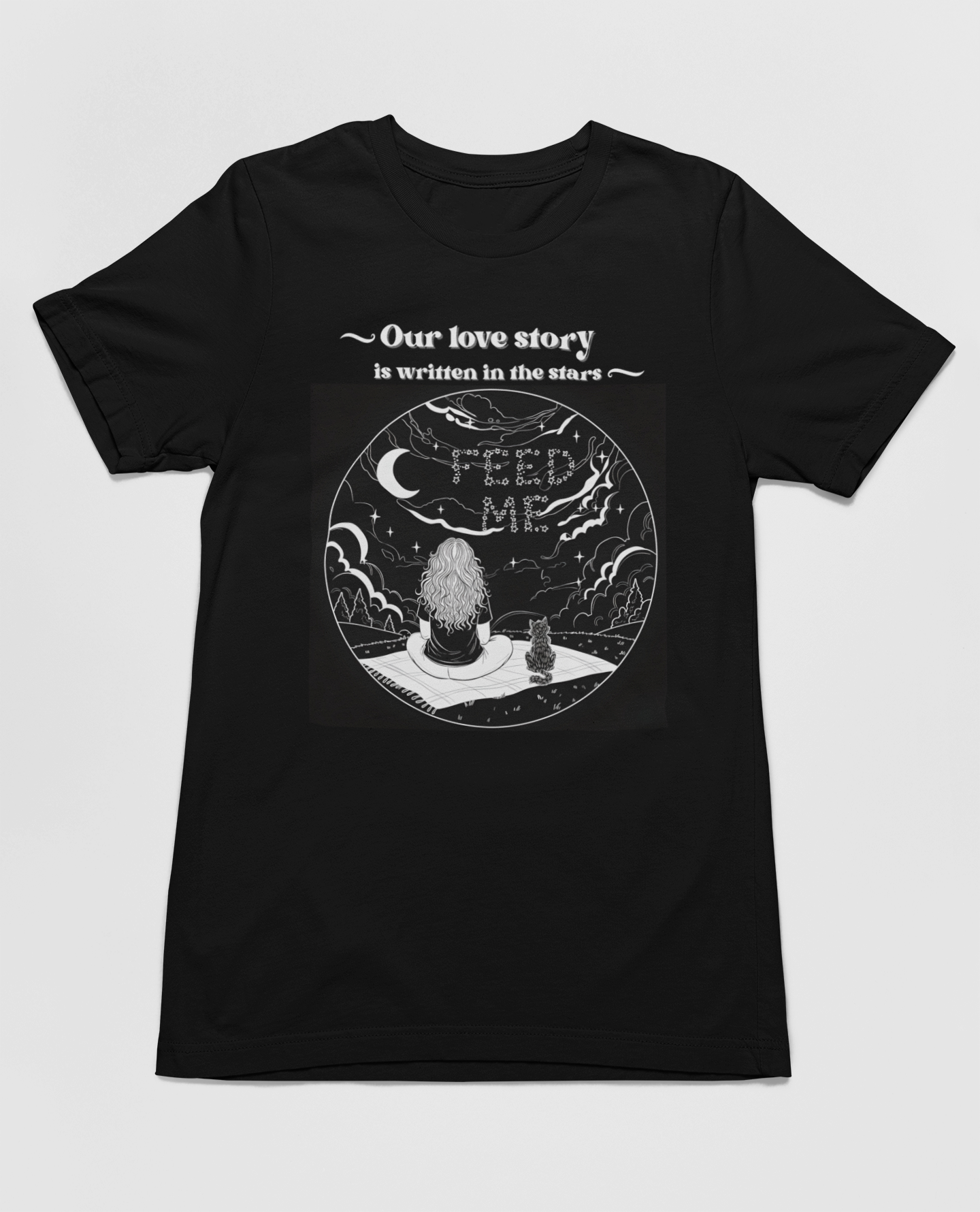 Our Love Story Cat Mom T-Shirt - For the Cat Mom Who Understands - Cat Lady