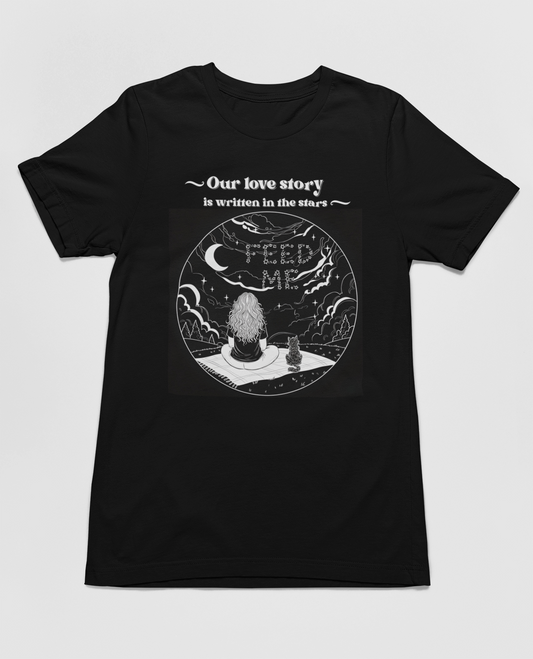 Our Love Story Cat Mom T-Shirt - For the Cat Mom Who Understands - Cat Lady