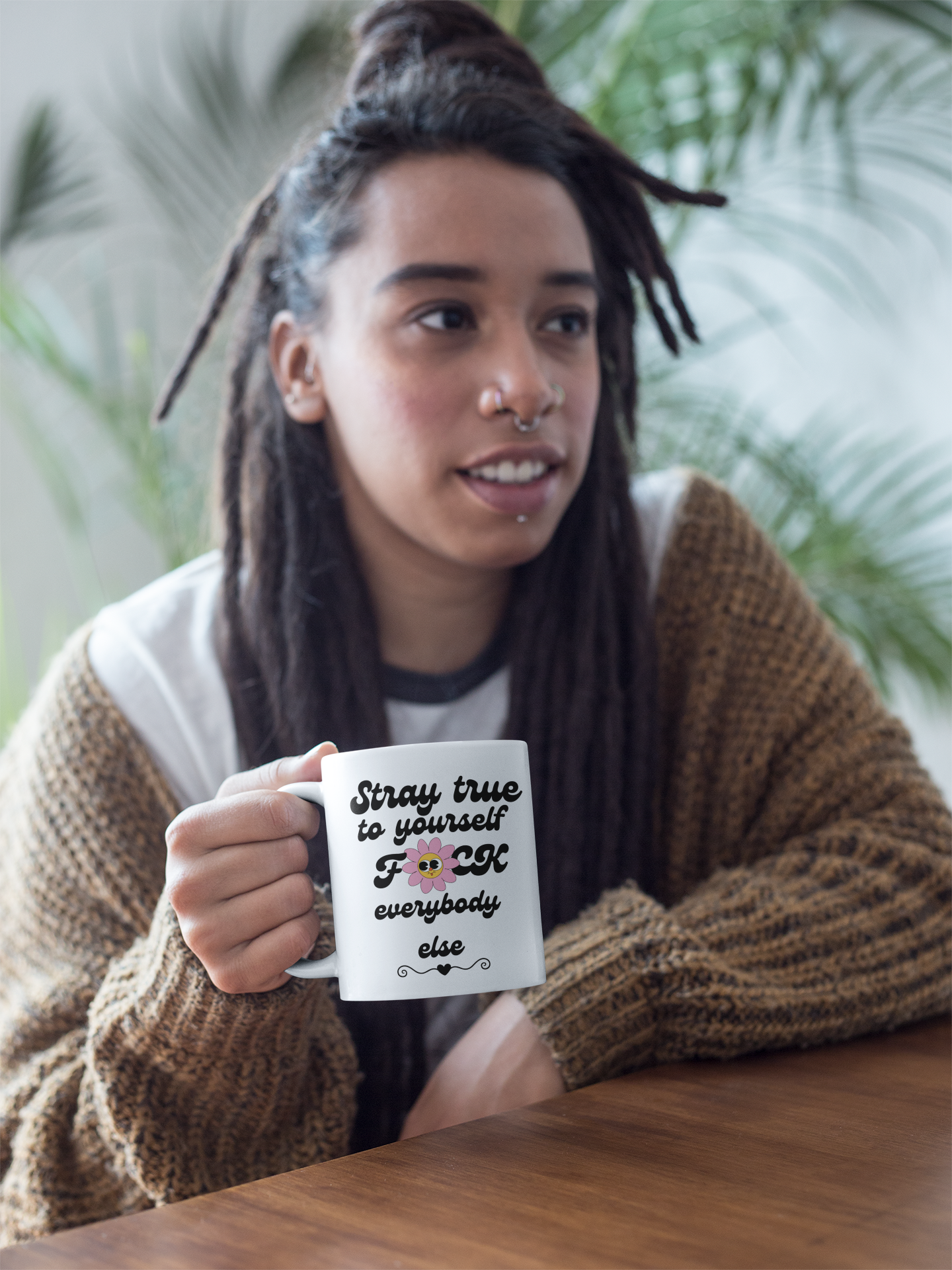 Stay True to Yourself F*ck Everybody Else Mug — Funny Sassy Coffee Mug Gift (11oz/15oz)